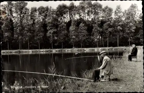 Ak Bergeijk Nordbrabant, Angelpartie, Hotel De Eyckelbergh