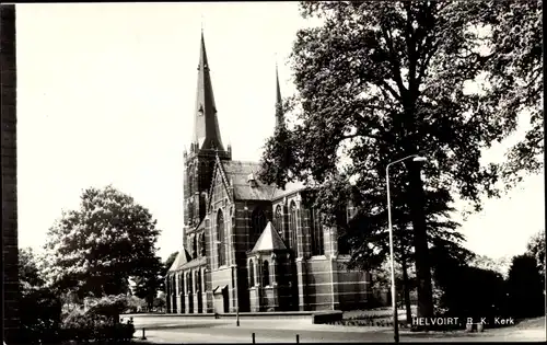 Ak Helvoirt Vught Nordbrabant, R. K. Kerk