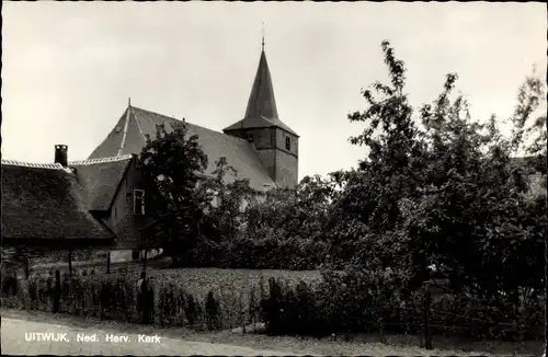 Ak Uitwijk Nordbrabant Niederlande, Ned. Herv. Kerk