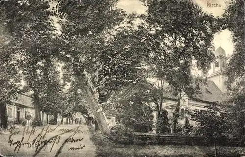 Ak Dallgow Döberitz im Havelland, Kirche Dorf Döberitz