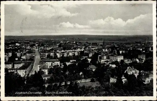 Ak Eberswalde Krs. Barnim, Blick vom Aussichtsturm, Stadtansicht