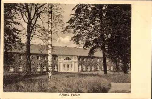 Ak Paretz Ketzin an der Havel, Schloss