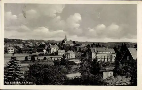 Ak Friedrichsbrunn Thale im Harz, Ortspanorama