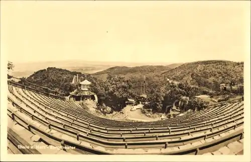 Ak Thale im Harz, Bergtheater, Blick von den Rängen