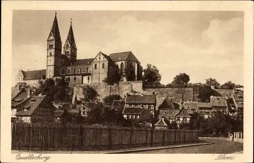 Ak Quedlinburg im Harz, Dom