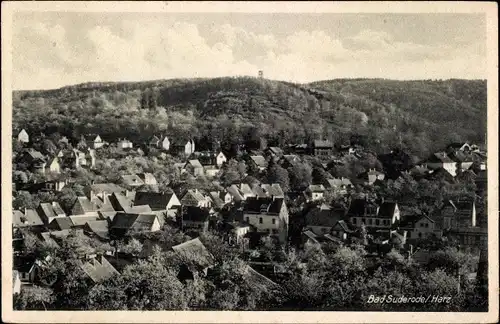 Ak Bad Suderode Quedlinburg im Harz, Panorama