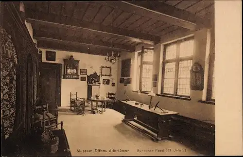 Ak Meldorf in Holstein, Museum Dithmarscher Altertümer, Bunscher Pesel