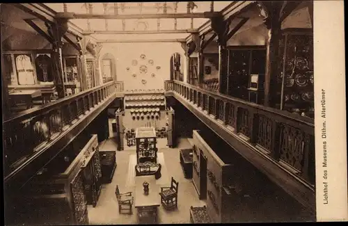 Ak Meldorf in Holstein, Museum Dithmarscher Altertümer, Lichthof