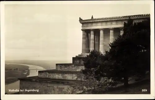 Ak Regensburg an der Donau Oberpfalz, Walhalla