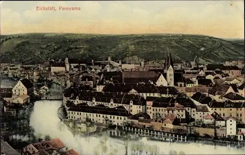 Ak Eichstätt in Oberbayern, Panorama