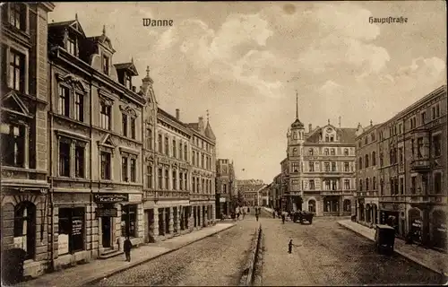 Ak Wanne Herne im Ruhrgebiet, Hauptstraße, Geschäft Karl Zeller, Raphael Tuck & Sons