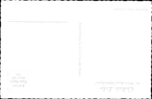 Ak Schauspielerin Gerlinde Locker, Portrait, Union Film, Autogramm
