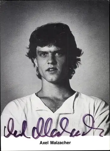Ak Schauspieler Axel Malzacher, Portrait, Autogramm