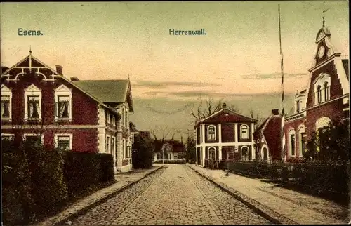 Ak Esens in Ostfriesland, Herrenwall