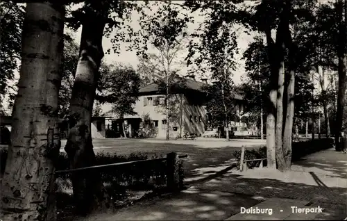 Ak Duisburg im Ruhrgebiet, Tierpark