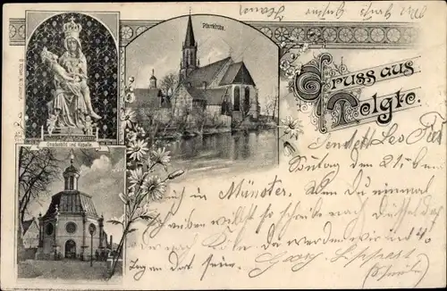 Ak Telgte in Westfalen, Pfarrkirche, Gnadenbild, Kapelle