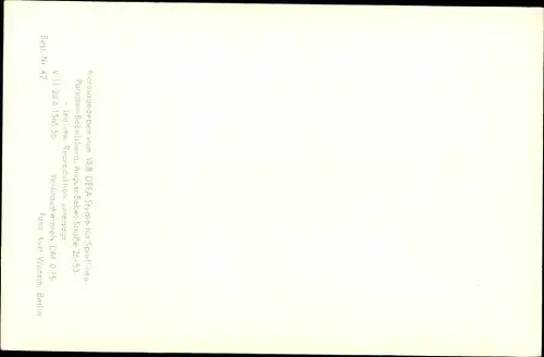 Ak Schauspieler Eddie Pauly, Portrait, Autogramm, Defa