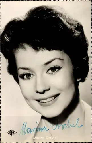 Ak Schauspielerin Marina Orschel, Portrait, Film Rivale der Manege