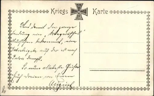 Ak Deutsches Kriegsschiff, SMS Karlsruhe, Kreuzer, englischer Dampfer