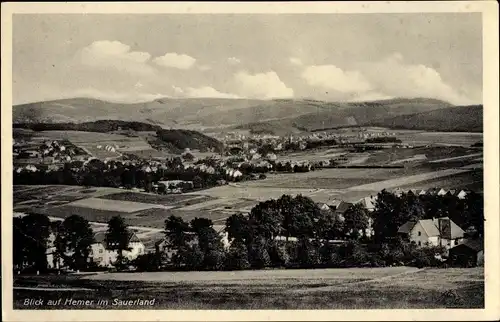 Ak Hemer im Sauerland Nordrhein Westfalen, Blick auf den Ort