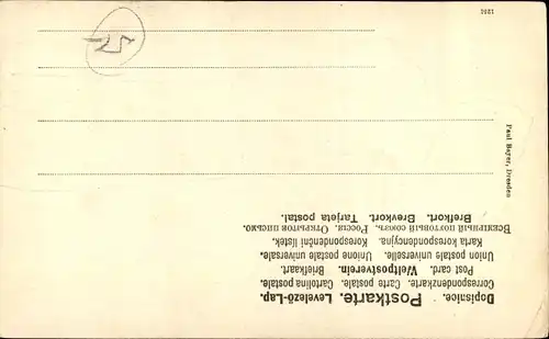 Künstler Ak Karikatur, Soldat in Uniform