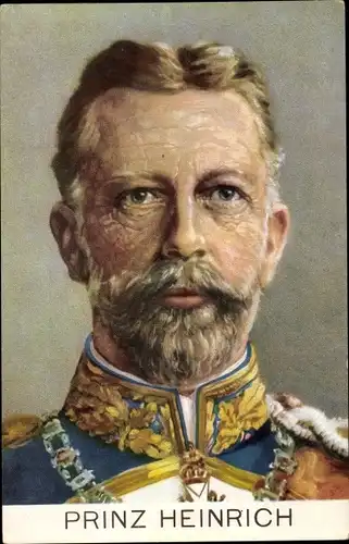 Künstler Ak Großadmiral Prinz Albert Wilhelm Heinrich von Preußen, Portrait