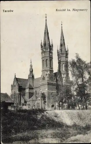 Ak Tarnów Tarnau Polen, Kosciol Ks. Misyonarzy, Kirche