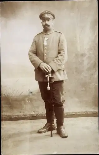 Foto Ak deutscher Soldat, Kasierreich, Eisernes Kreuz