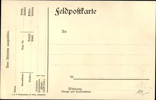 Ak Regimentskarte Kaiserreich Nr. 413