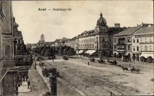 Ak Arad Rumänien, Andrassy ter