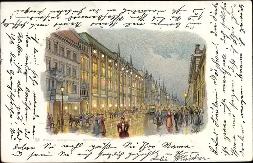 Litho Berlin Mitte, Partie in der Leipziger Straße