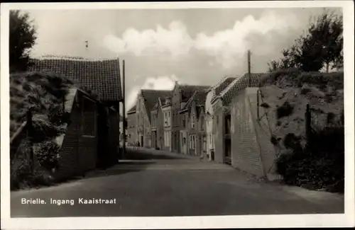 Ak Brielle Südholland, Ingang Kaaistraat