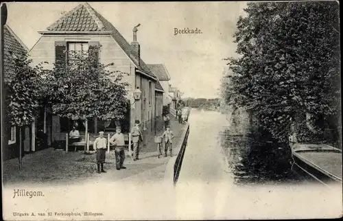 Ak Hillegom Südholland Niederlande, Beekkade