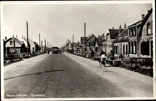 Ak Nieuw Helvoet Hellevoetsluis Südholland, Straatweg