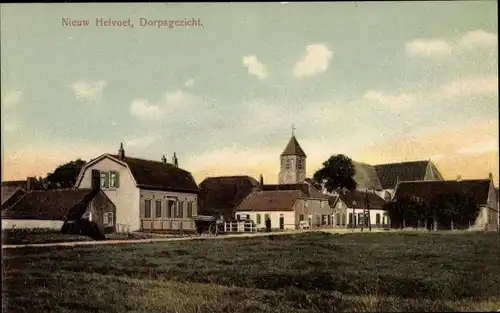 Ak Nieuw Helvoet Hellevoetsluis Südholland, Dorpsgezicht