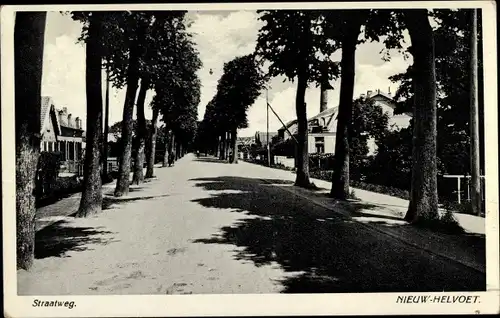 Ak Nieuw Helvoet Hellevoetsluis Südholland, Straatweg