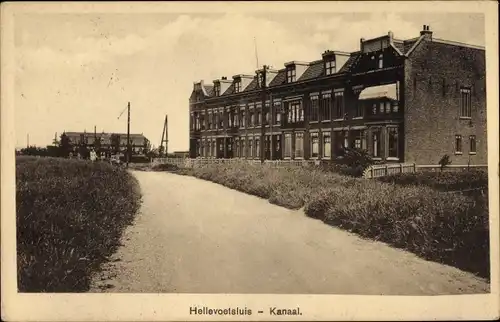 Ak Hellevoetsluis Südholland, Kanaal