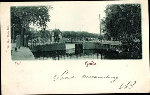 Ak Gouda Südholland Niederlande, Vest