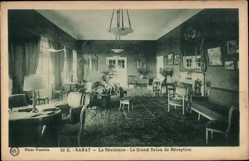 Ak Rabat Marokko, La Residence, Le Grand Salon de Reception