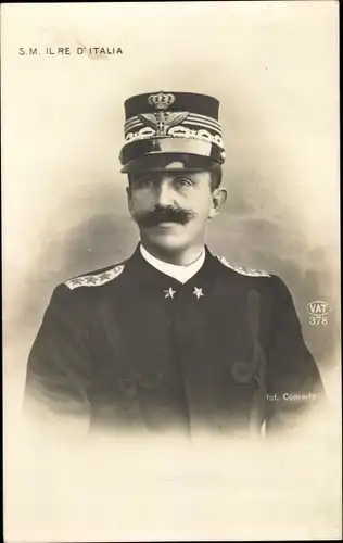 Ak S.M. Il Re d´Italia, Viktor Emanuel III, Vittorio Emanuele, König von Italien, Portrait