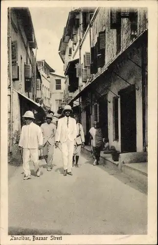 Ak Zanzibar Sansibar Tansania, Bazaar Street