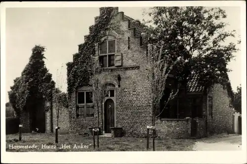 Ak Haamstede Zeeland Niederlande, Huize Het Anker