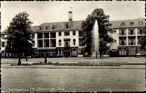 Ak Zeist Utrecht Niederlande, Hoofdgebouw Chr. Sanatorium