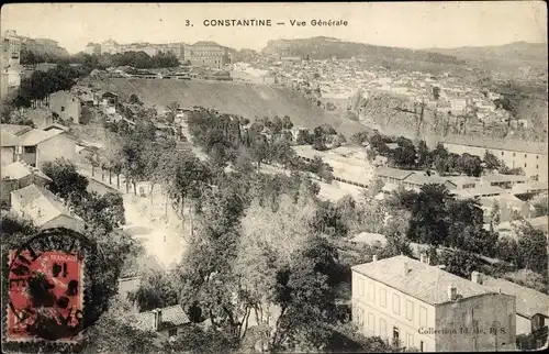 Ak Constantine Algerien, Vue Generale