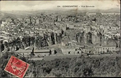 Ak Constantine Algerien, Vue Generale