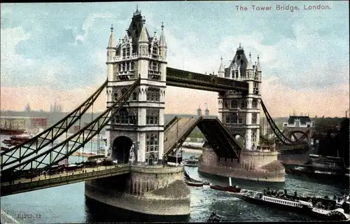 Ak London City England, Tower Bridge