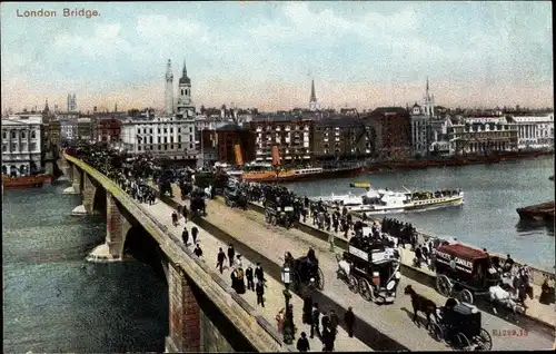 Ak London City England, London Bridge