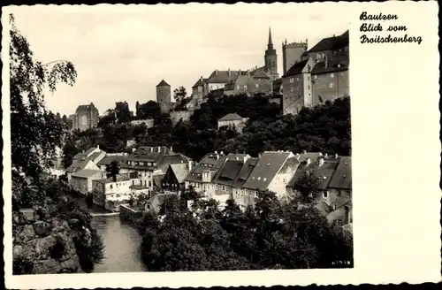 Ak Bautzen in der Oberlausitz, Blick vom Proitschenberg