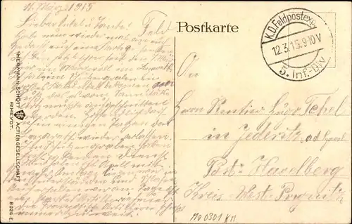 Künstler Ak Kronprinz Wilhelm von Preußen, Portrait, Eisernes Kreuz