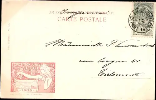 Ak Liège Lüttich Wallonien, Exposition Universelle 1905, Pavillon Breyer